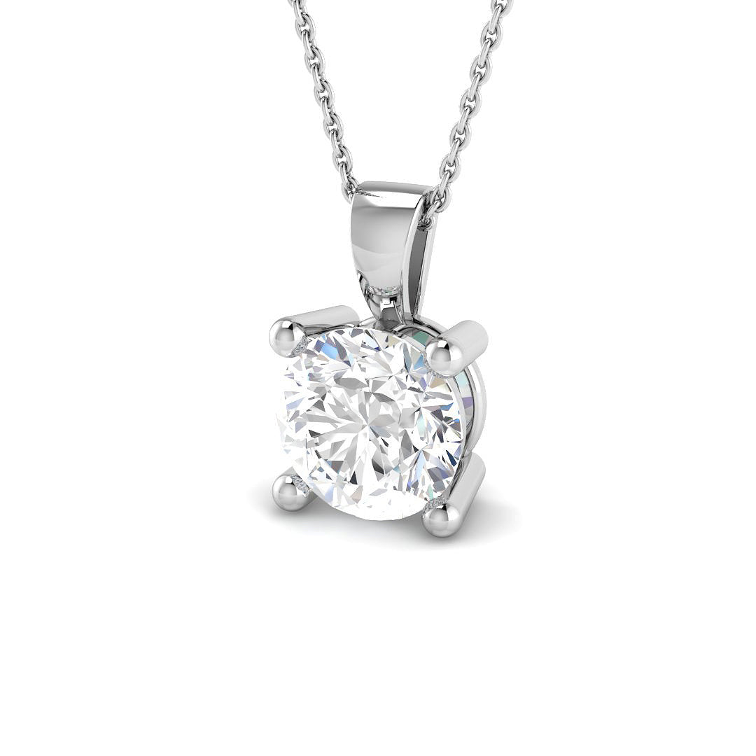 Solitaire Lab-Grown Diamond Ring 3.0ct – SP4993-9 – 18k White Gold