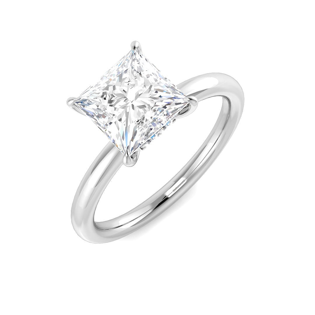 Engagement Lab-Grown Diamond Ring 1.07ct–5.22ct – SR5808 – 18k White Gold