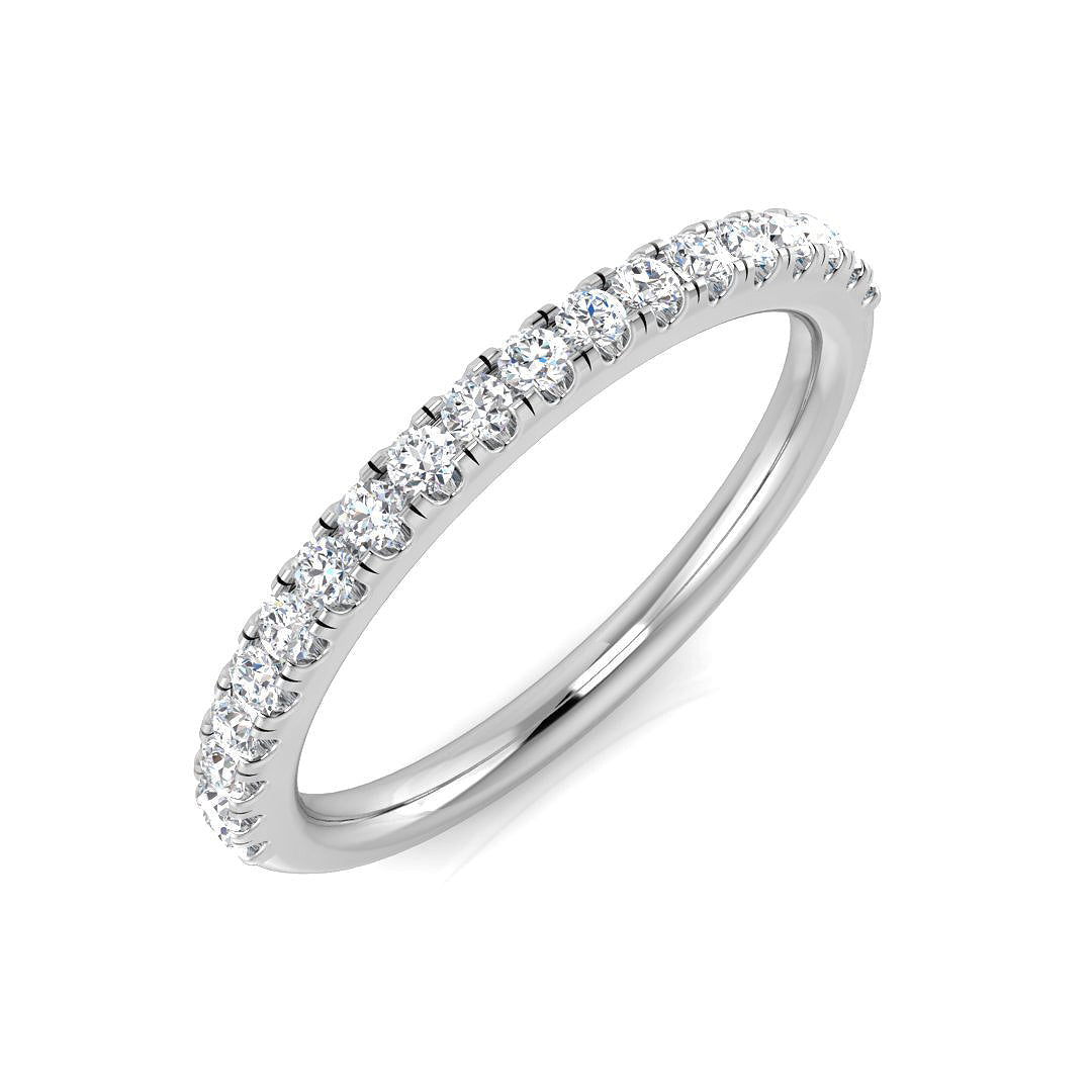 Half Eternity Diamond Ring 0.25ct – XYR7026 – 18k White Gold