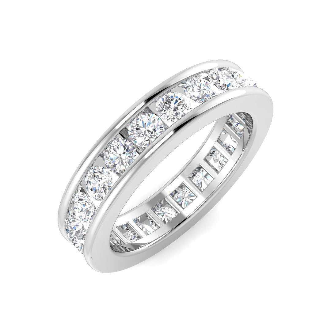 Full Eternity Diamond Ring 0.5ct–3.3ct – SL4304 – 18k White Gold