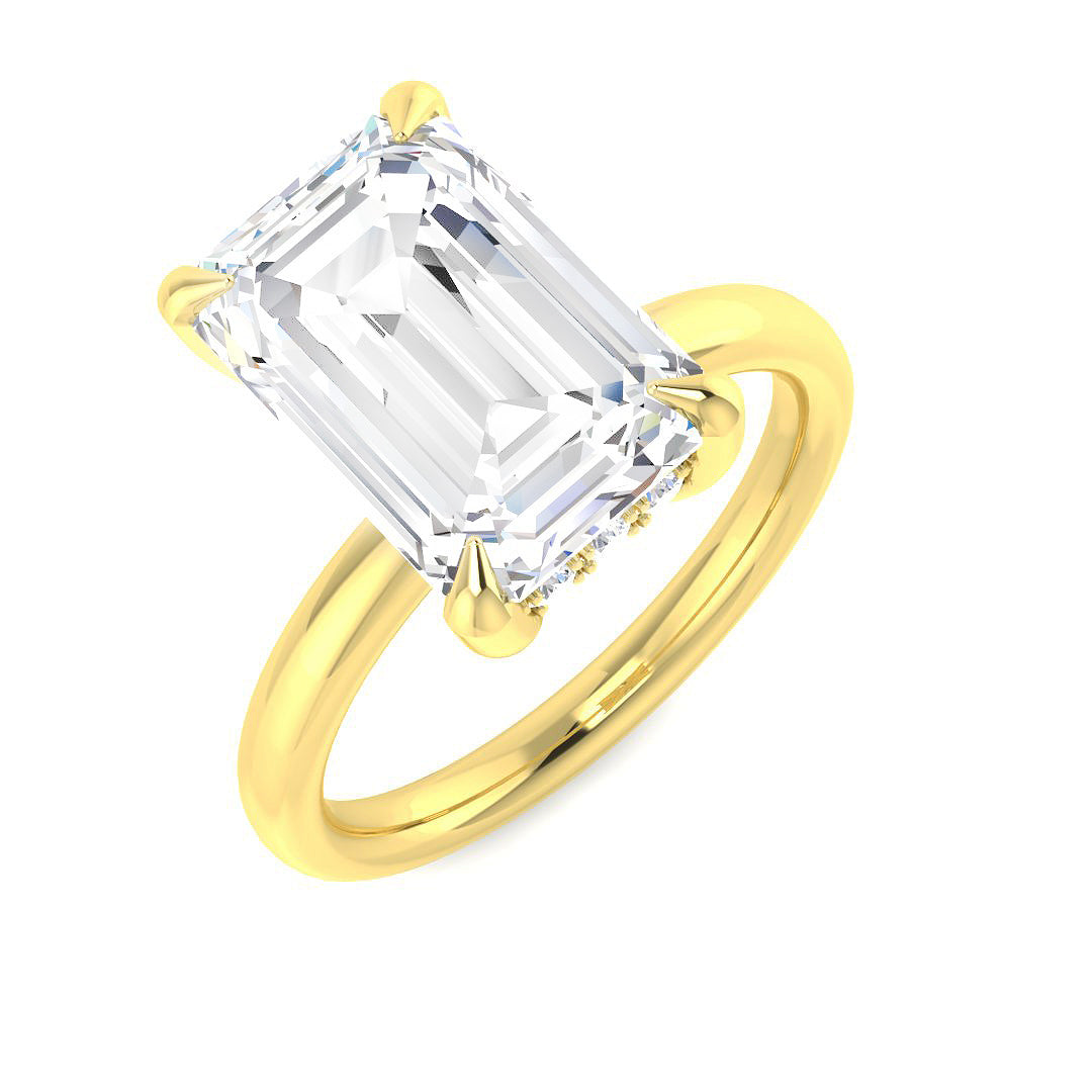 Engagement Lab-Grown Diamond Ring 5.25ct – SR5986 – 18k Yellow Gold