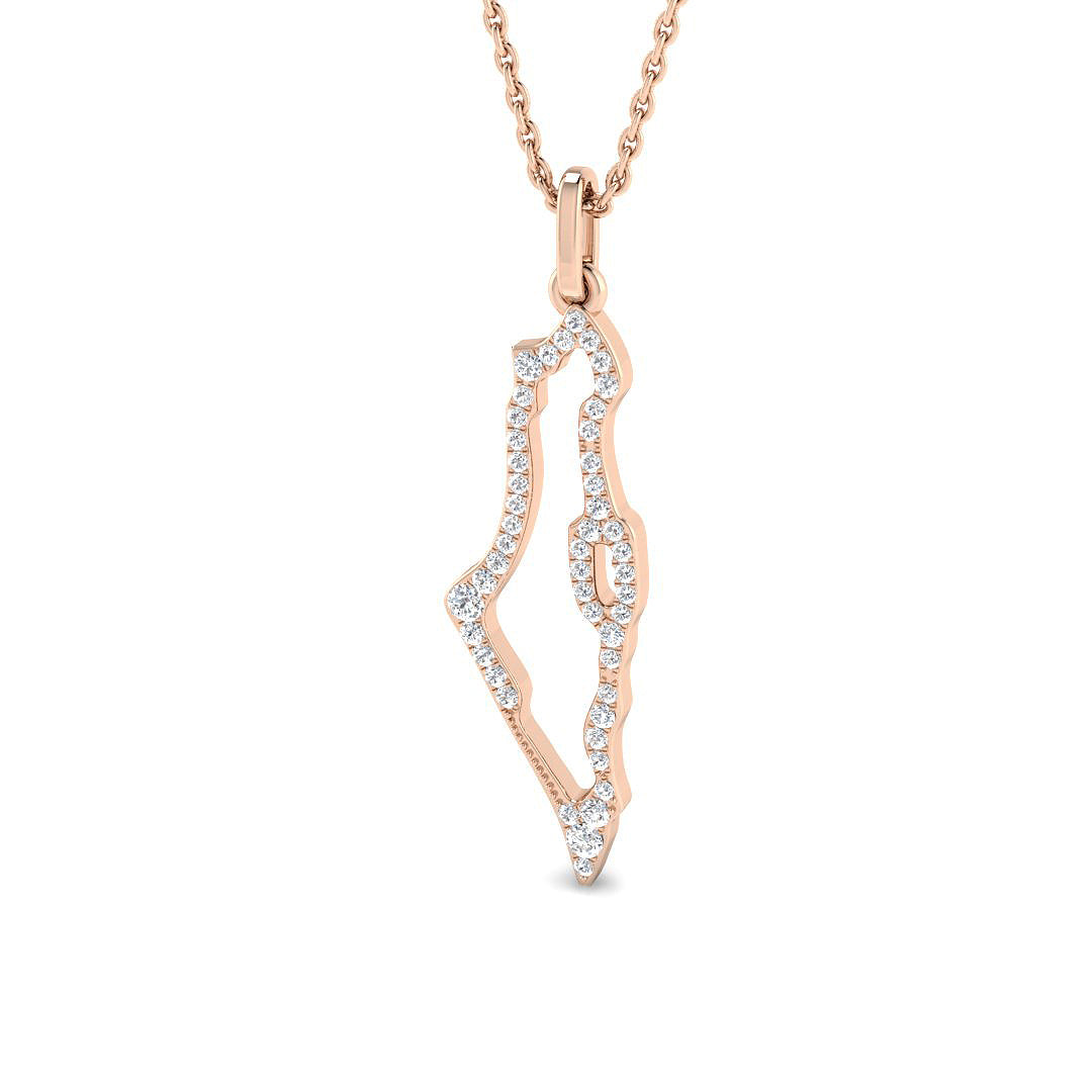 Fancy Diamond Ring 0.14ct – SP6023 – 18k Rose Gold