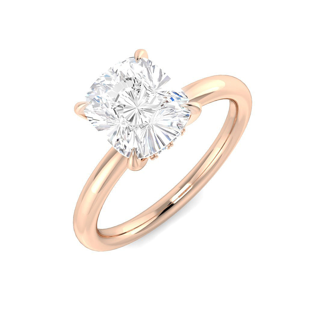 Engagement Lab-Grown Diamond Ring 2.15ct – SR6268 – 18k Rose Gold