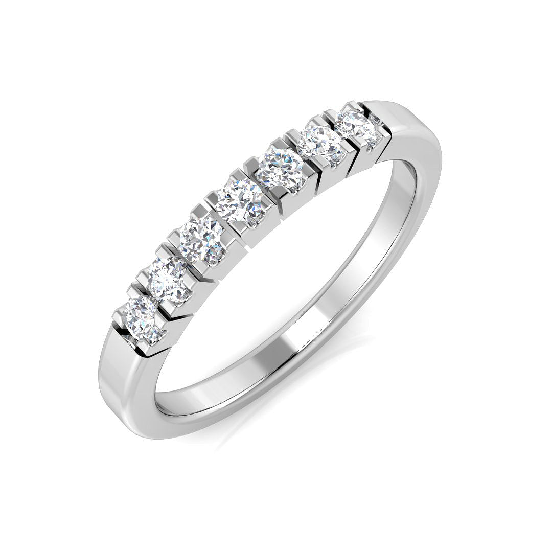 Multi Stone Diamond Ring 0.21ct–0.48ct – SL8734 – 18k White Gold