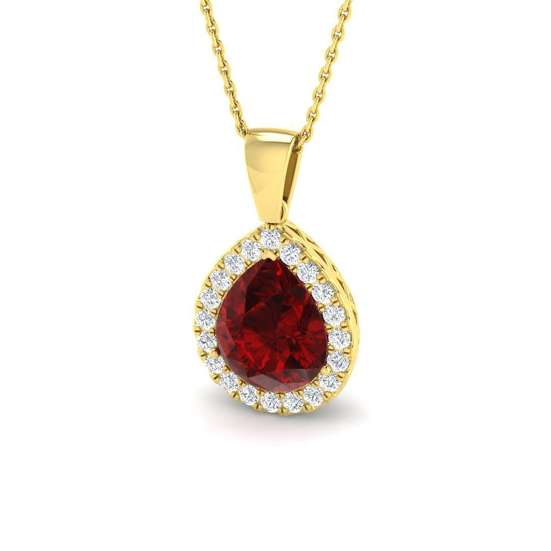 Ruby Diamond Ring 1.67ct–4.77ct – SP4458~RY – 18k Yellow Gold