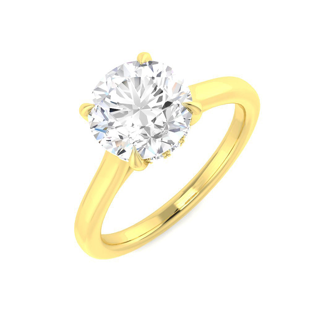 Engagement Lab-Grown Diamond Ring 2.17ct – SR5591 – 18k Yellow Gold