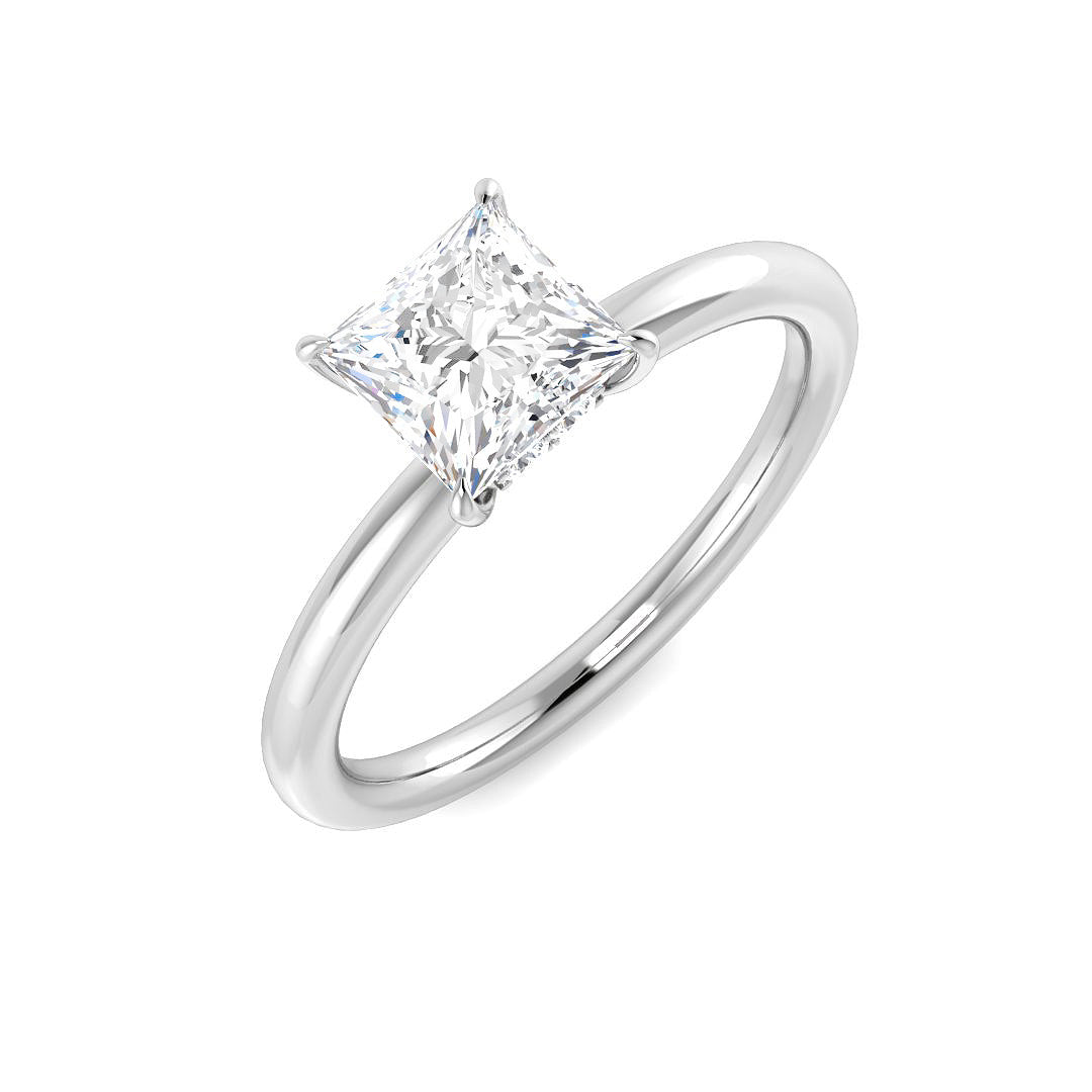 Engagement Lab-Grown Diamond Ring 1.07ct–5.22ct – SR5808 – 18k White Gold
