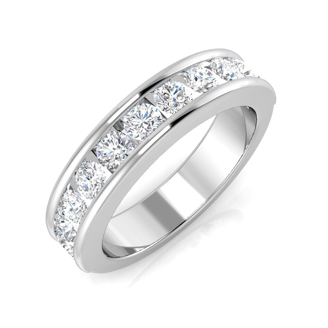 Half Eternity Diamond Ring 0.44ct–2.05ct – SR7946 – 18k White Gold