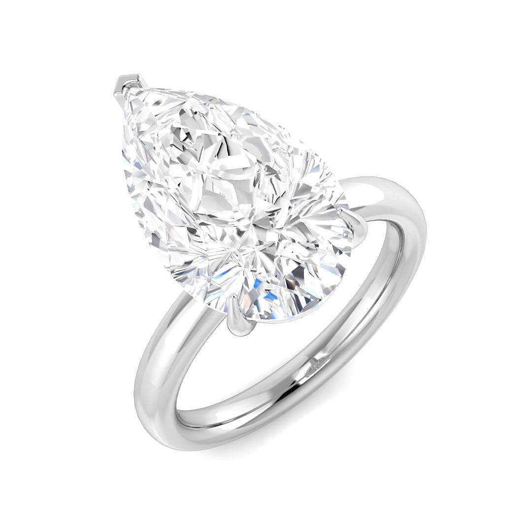 Engagement Lab-Grown Diamond Ring 5.01ct – SR5379 – 18k White Gold