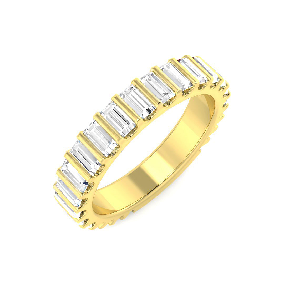 Half Eternity Diamond Ring 0.86ct–1.06ct – SR6579 – 18k Yellow Gold
