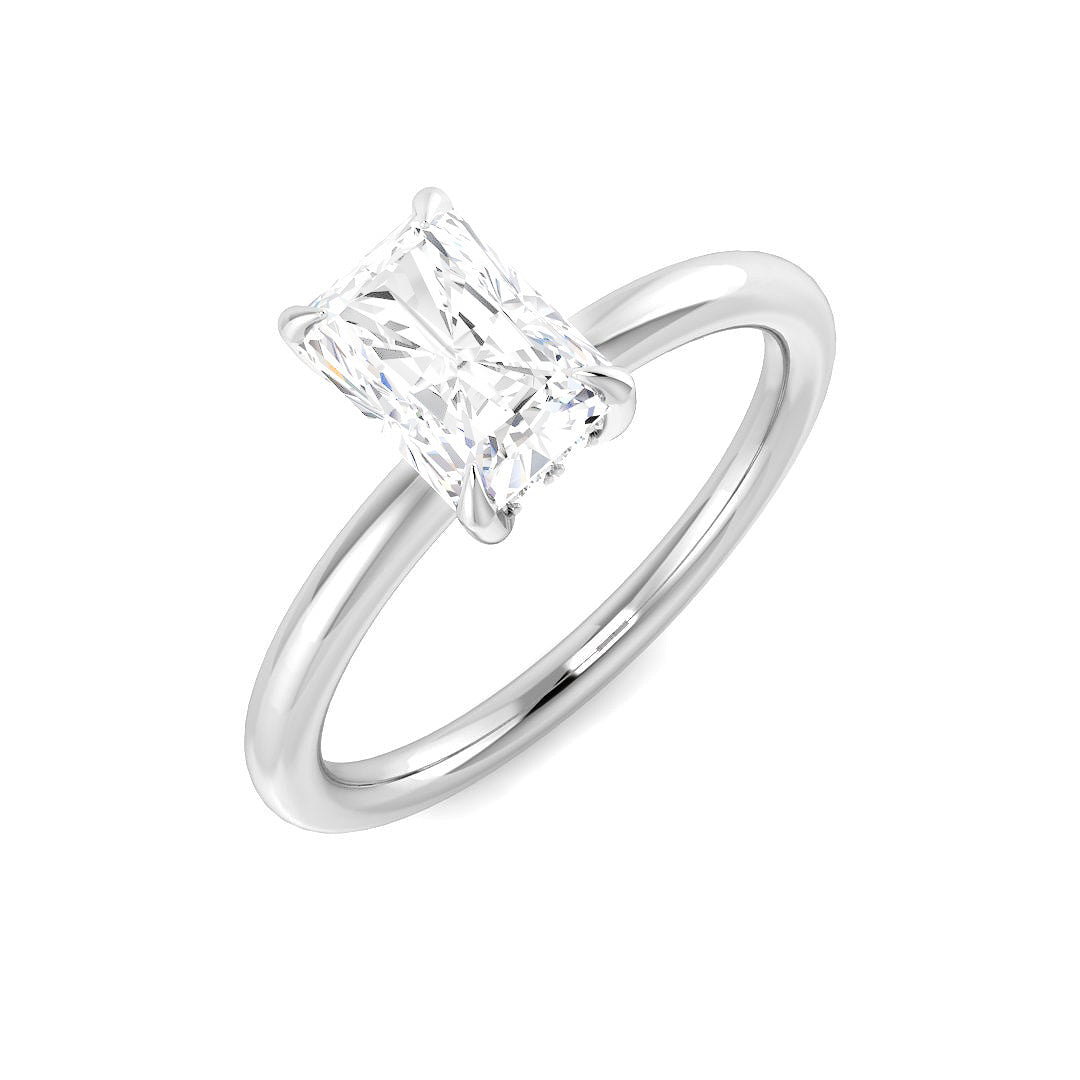 Engagement Lab-Grown Diamond Ring 1.1ct–1.2ct – SR6202 – 18k White Gold