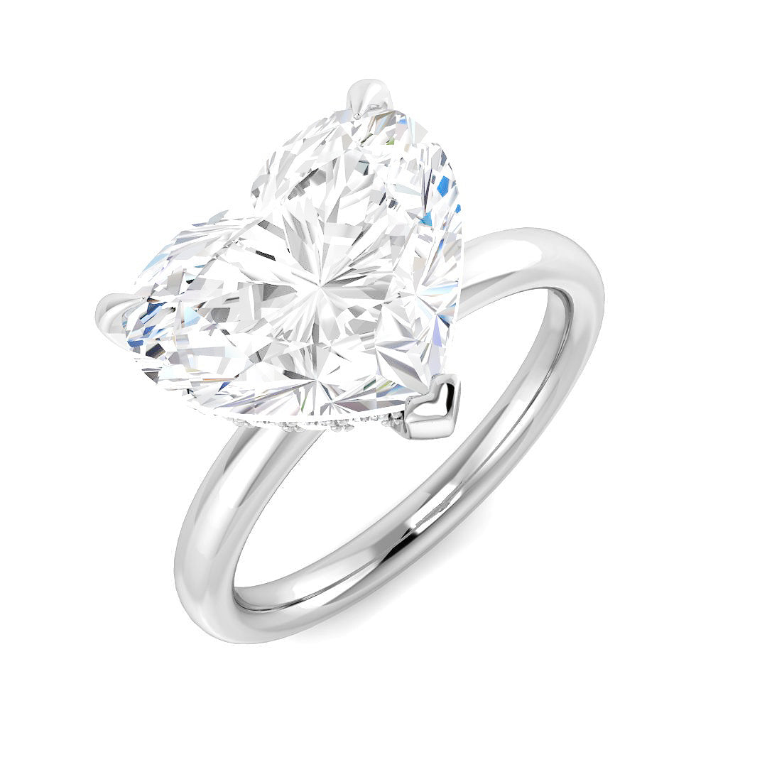 Engagement Lab-Grown Diamond Ring 5.22ct – SR6158 – 18k White Gold