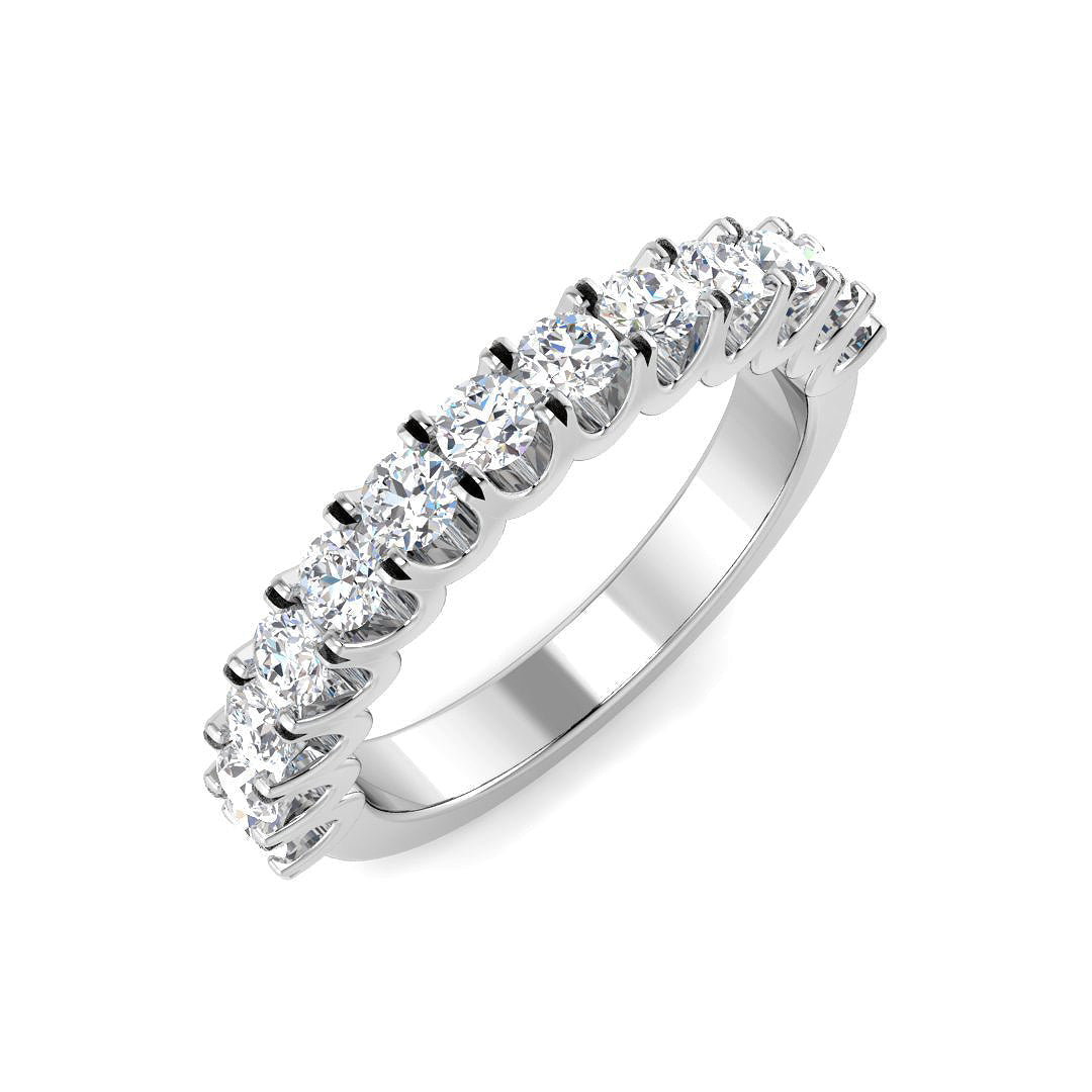 Half Eternity Diamond Ring 0.33ct–1.02ct – SR3728 – 18k White Gold