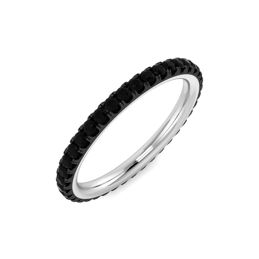 Full Eternity Diamond Ring 0.61ct – XYR6922~ALL – 18k White Gold