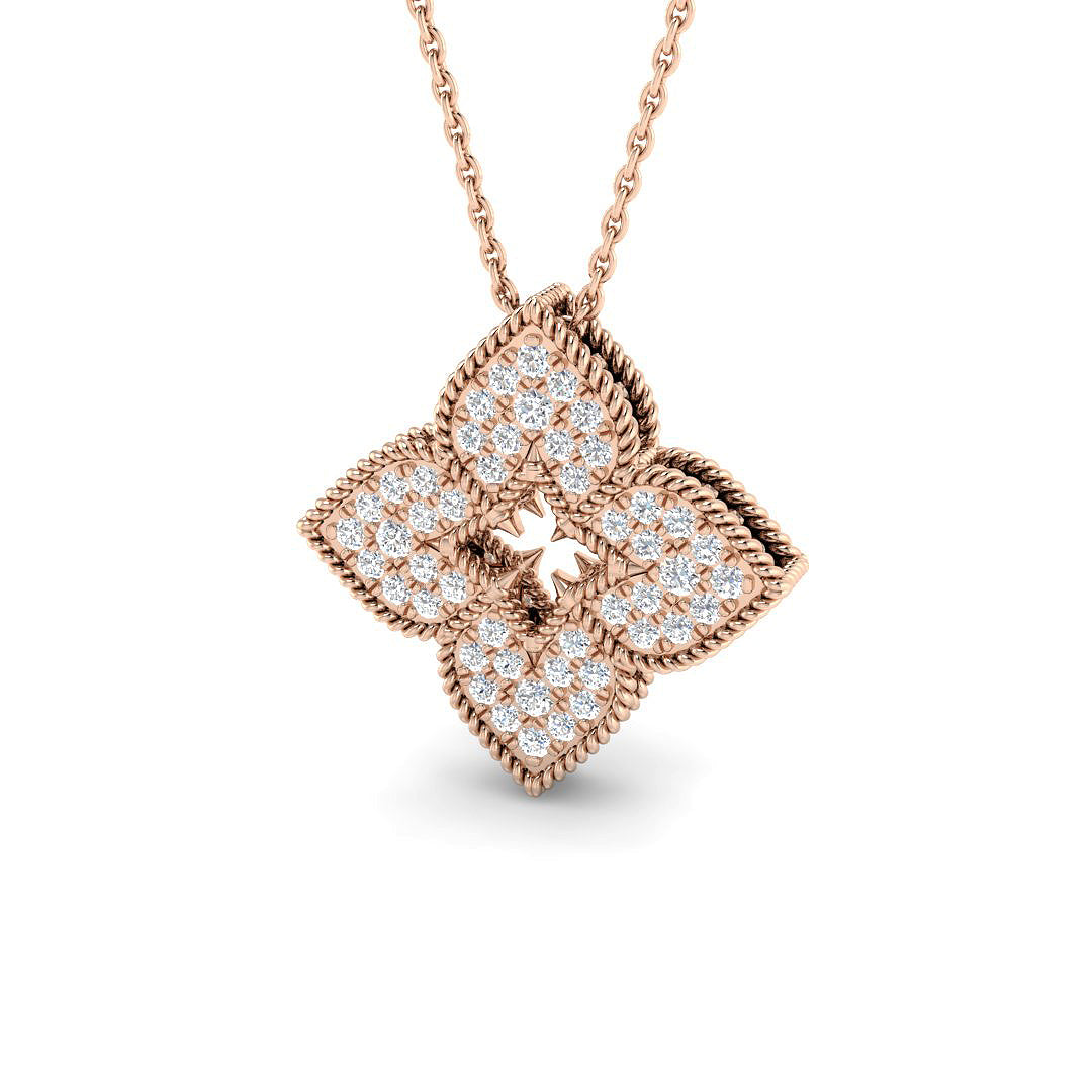 Shape Diamond Ring 0.35ct – SP6933 – 18k Rose Gold