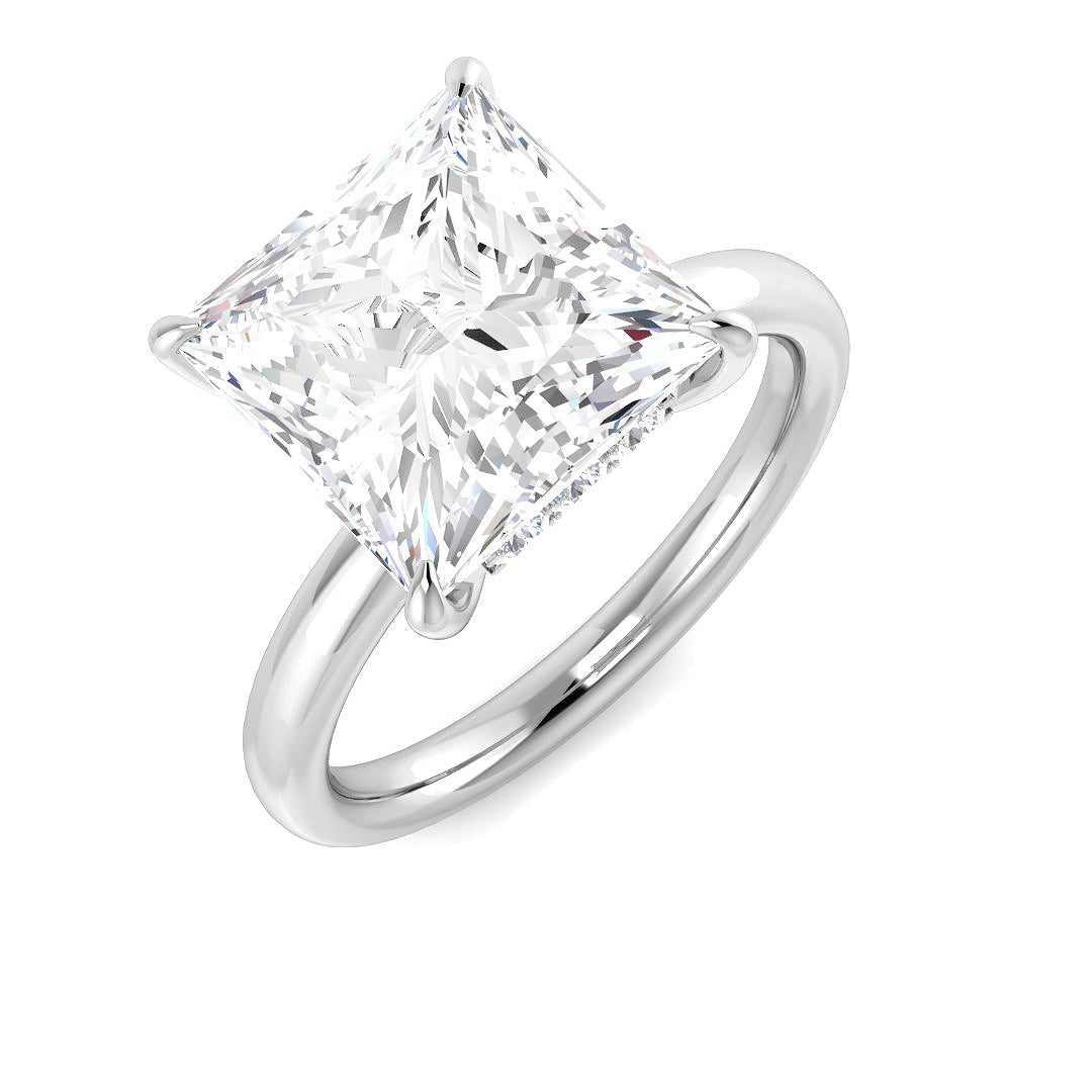 Engagement Lab-Grown Diamond Ring 1.07ct–5.22ct – SR5808 – 18k White Gold