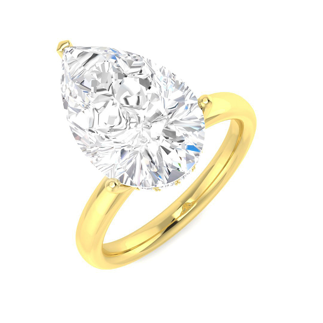 Engagement Lab-Grown Diamond Ring 5.27ct – SR5683 – 18k Yellow Gold