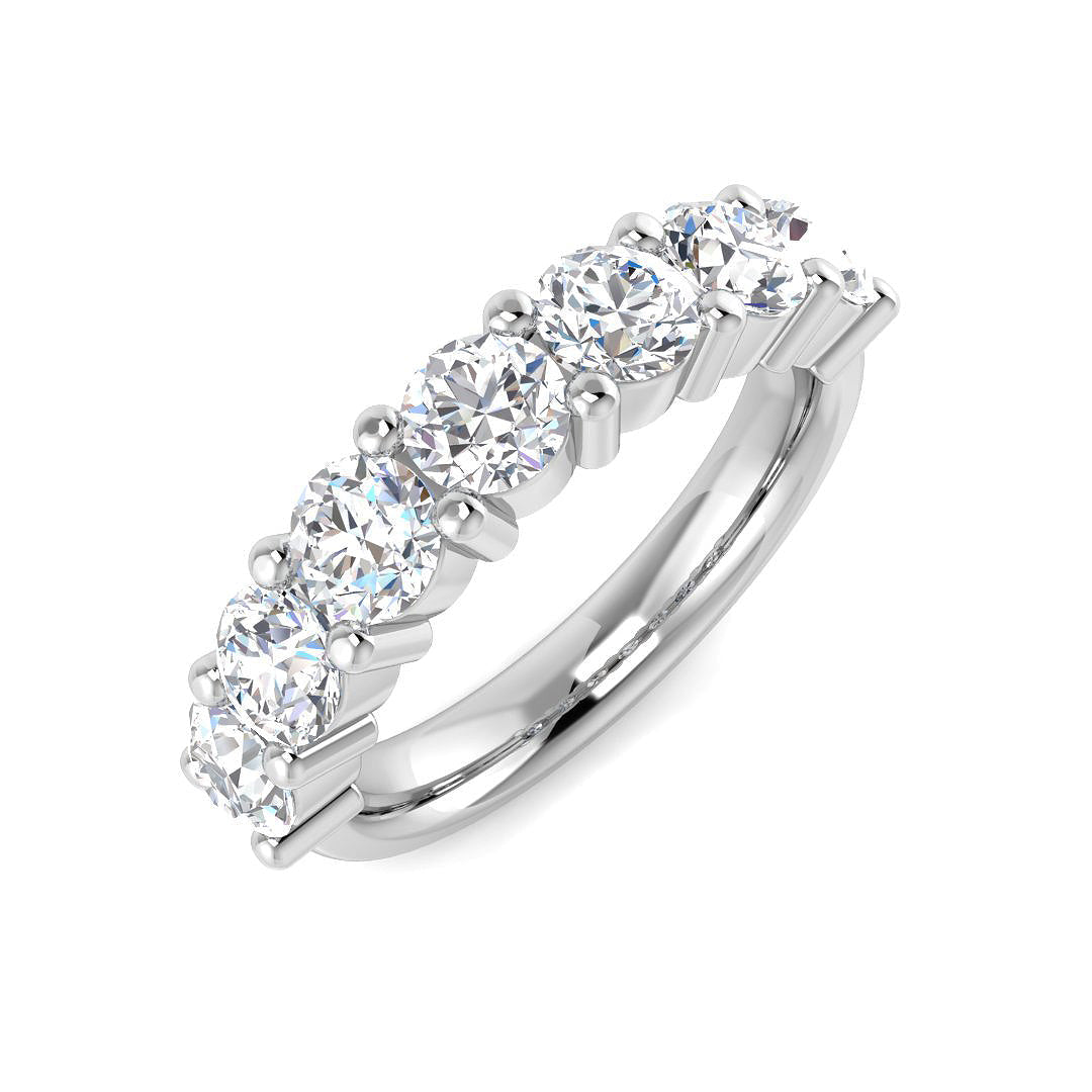 Multi Stone Diamond Ring 0.37ct–2.02ct – SR542 – 18k White Gold
