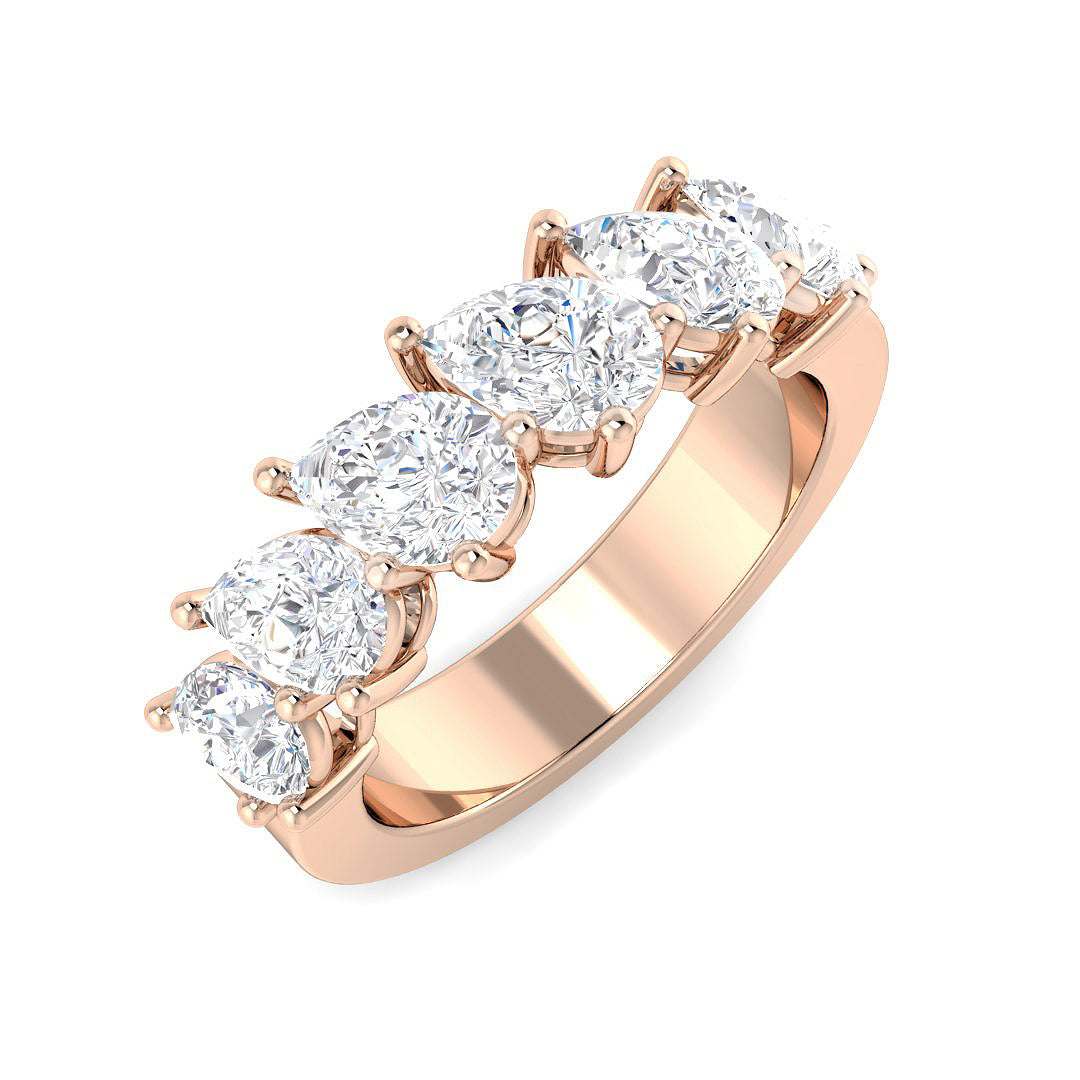 Multi Stone Diamond Ring 2.16ct – SR5968 – 18k Rose Gold