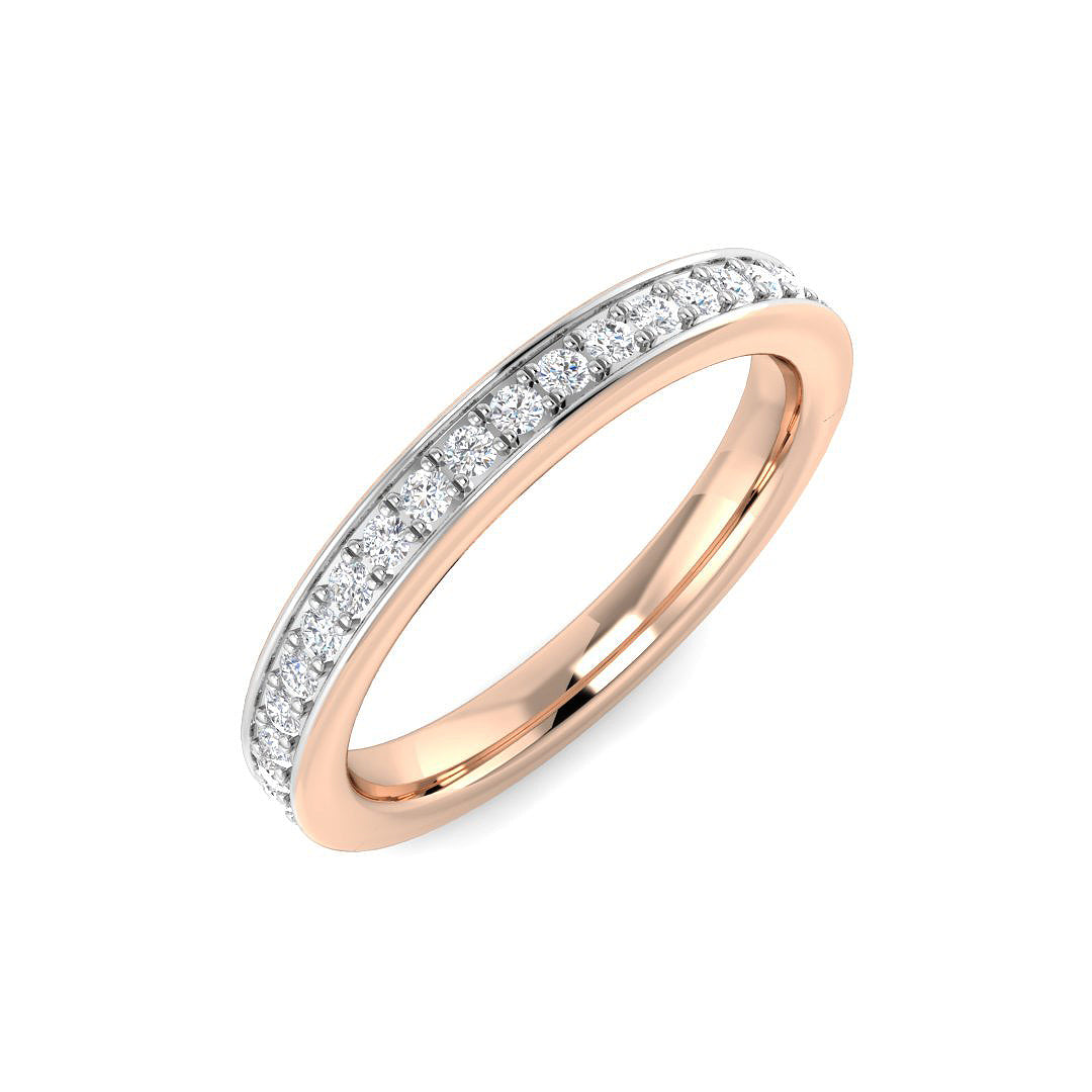 Half Eternity Diamond Ring 0.24ct – SR5155 – 18k Rose Gold