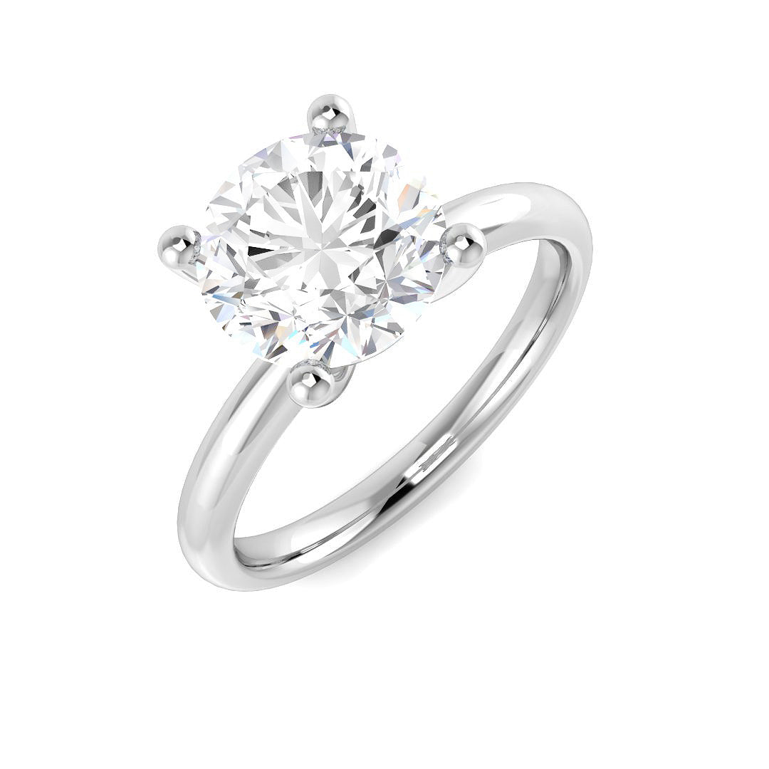 Engagement Lab-Grown Diamond Ring 1.5ct–4.05ct – SR5117 – 18k White Gold