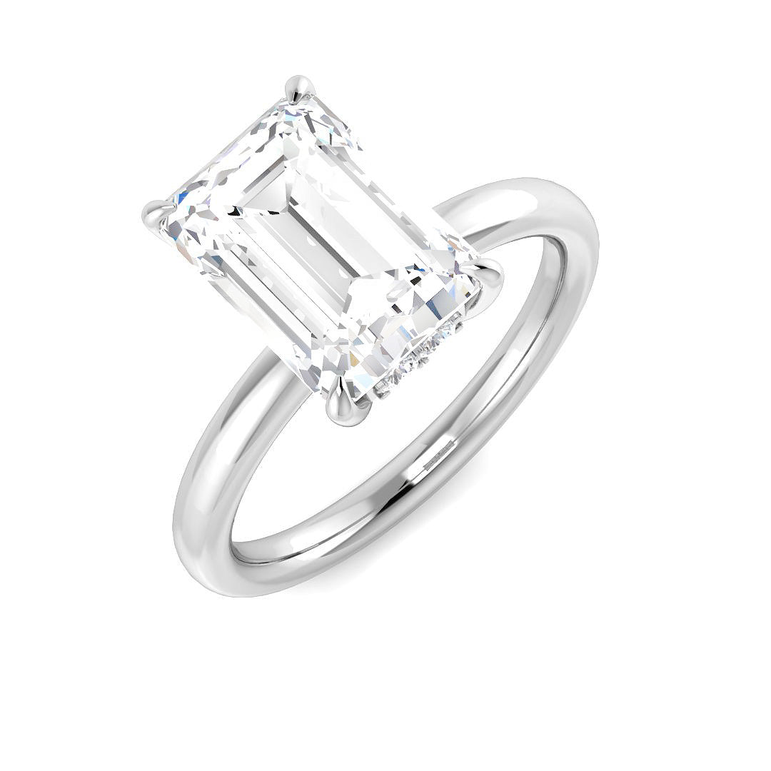 Engagement Lab-Grown Diamond Ring 3.16ct – SR5656 – 18k White Gold