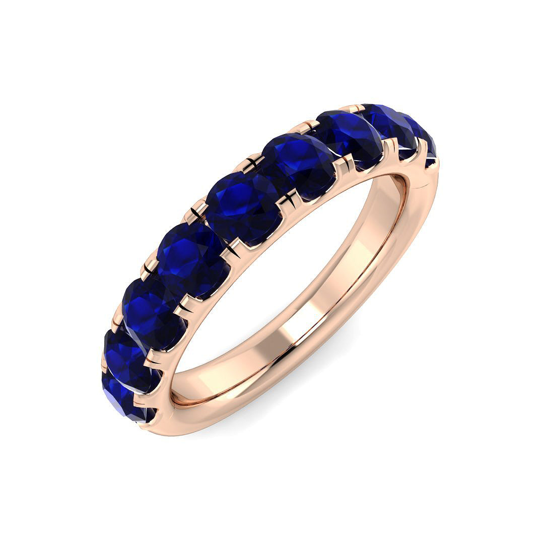 Half Eternity Diamond Ring 0.15ct–1.72ct – BJR0165~BS – 18k Rose Gold