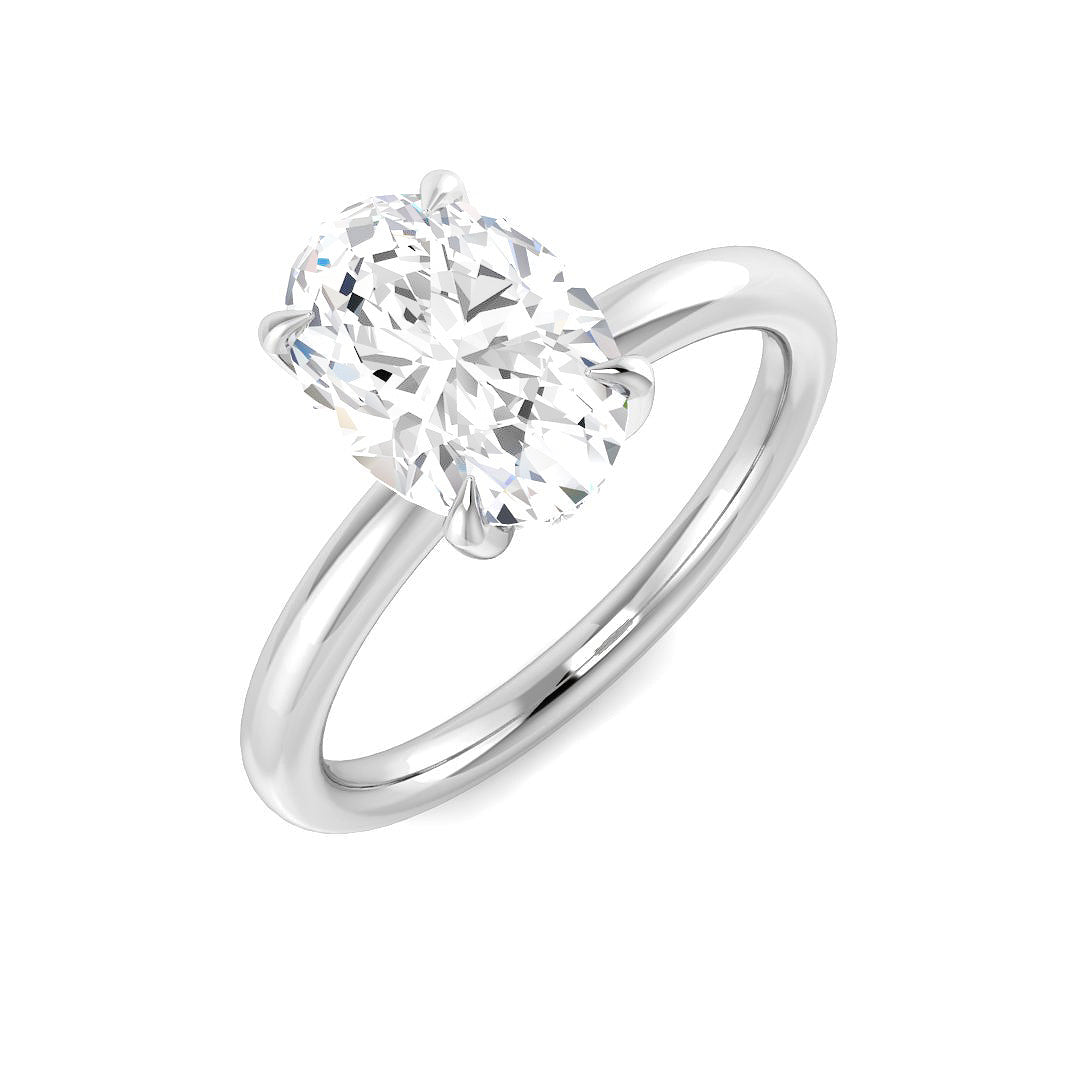 Engagement Lab-Grown Diamond Ring 2.07ct–2.12ct – SR3789 – 9k White Gold