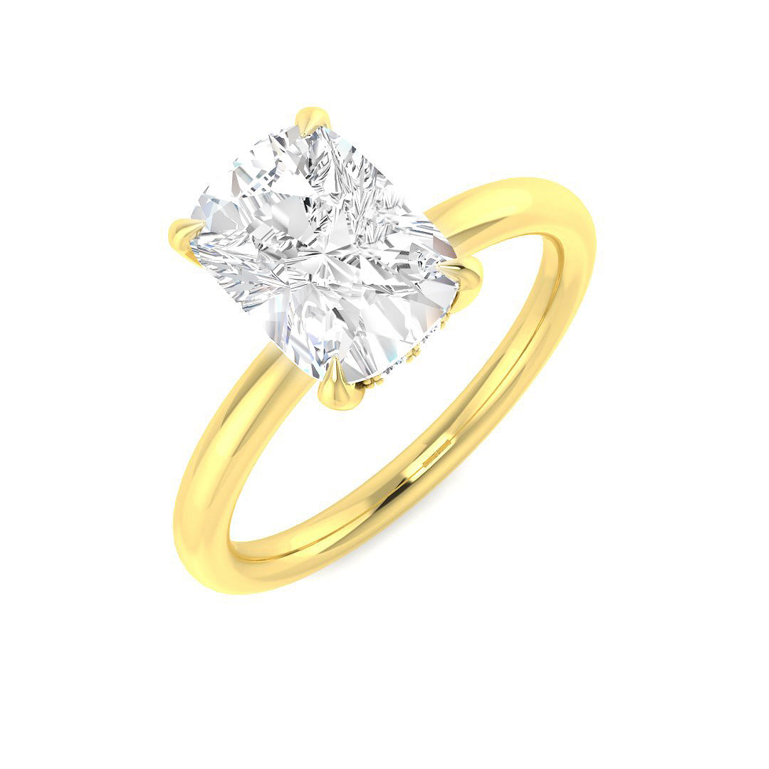 Engagement Lab-Grown Diamond Ring 2.19ct – SR6273 – 18k Yellow Gold