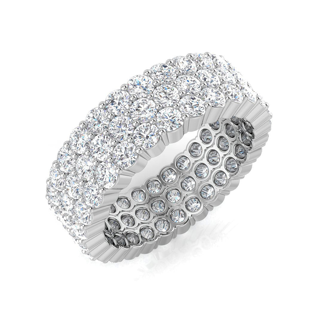 Full Eternity Diamond Ring 1.88ct–8.38ct – BJR0312 – 18k White Gold