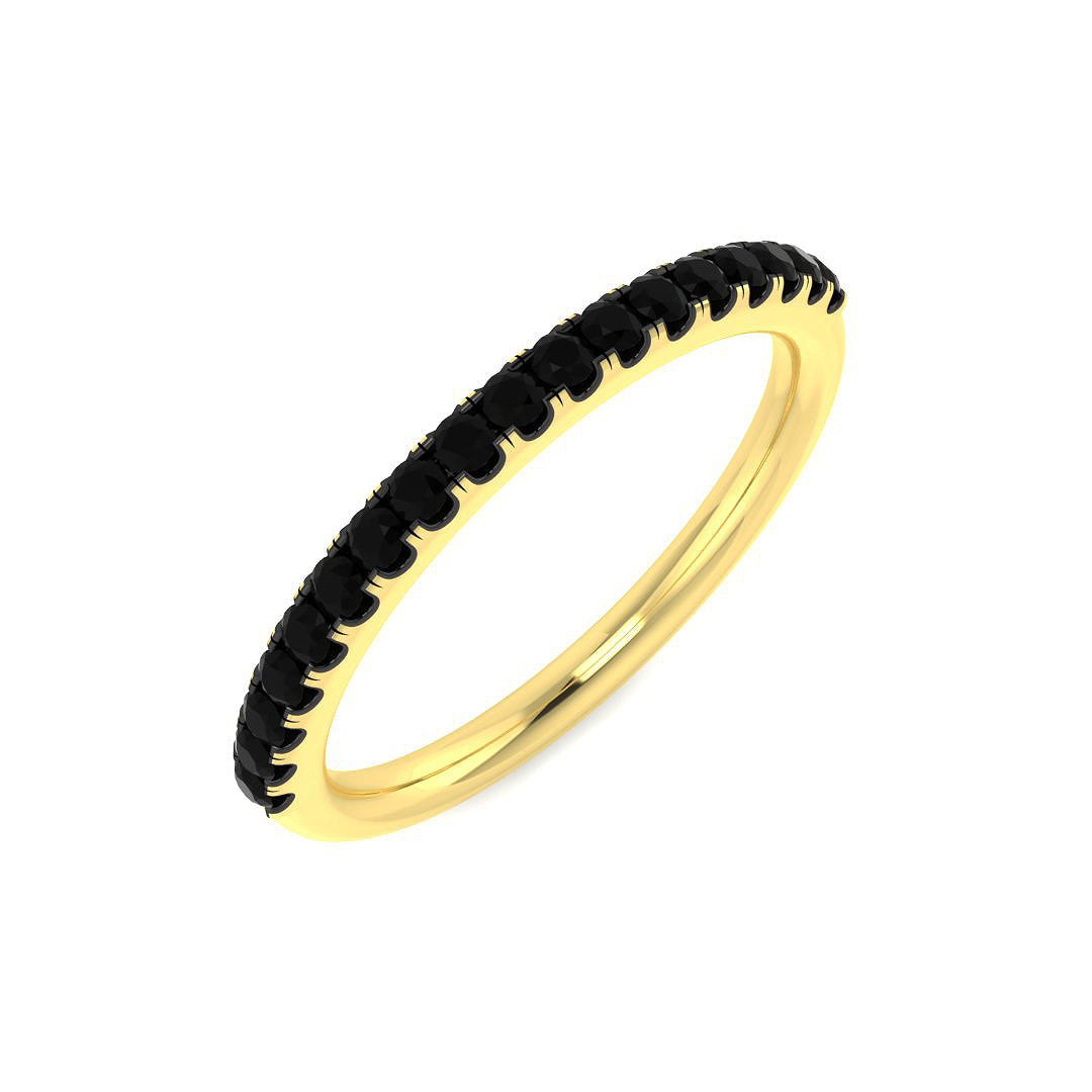 Half Eternity Diamond Ring 0.23ct – XYR11328~BD – 18k Yellow Gold