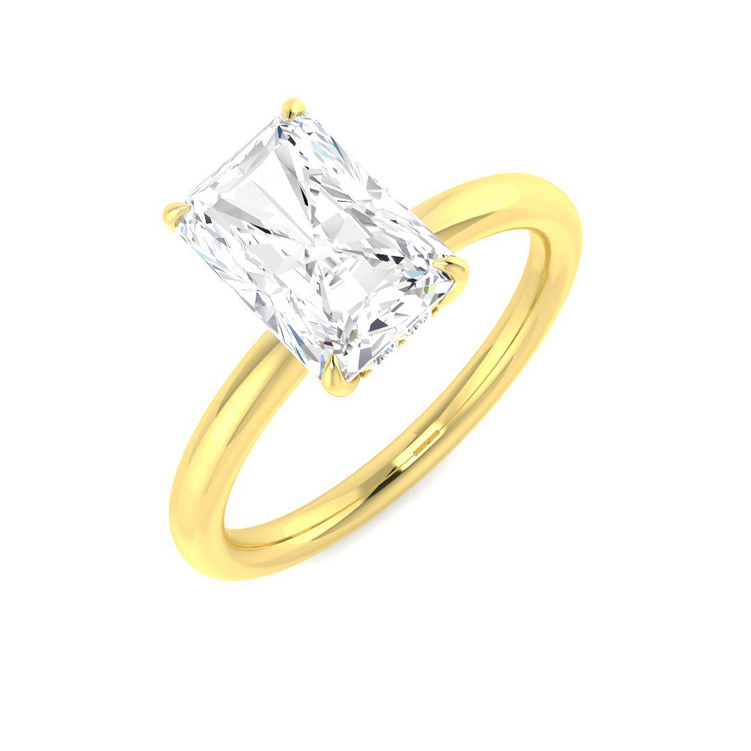Engagement Lab-Grown Diamond Ring 2.15ct–2.17ct – SR6080 – 18k Yellow Gold