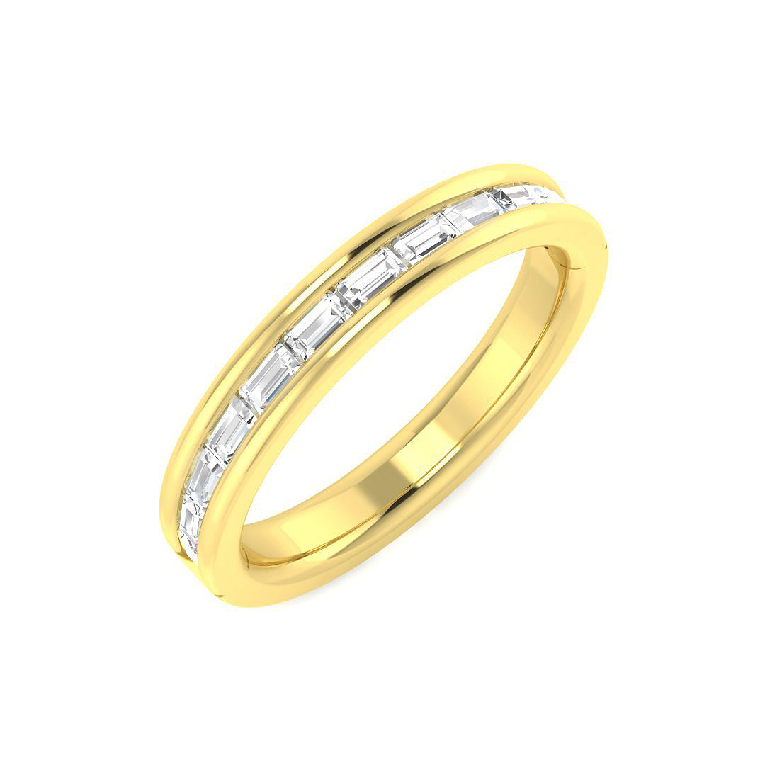 Half Eternity Diamond Ring 0.31ct–0.79ct – SL7325 – 18k Yellow Gold