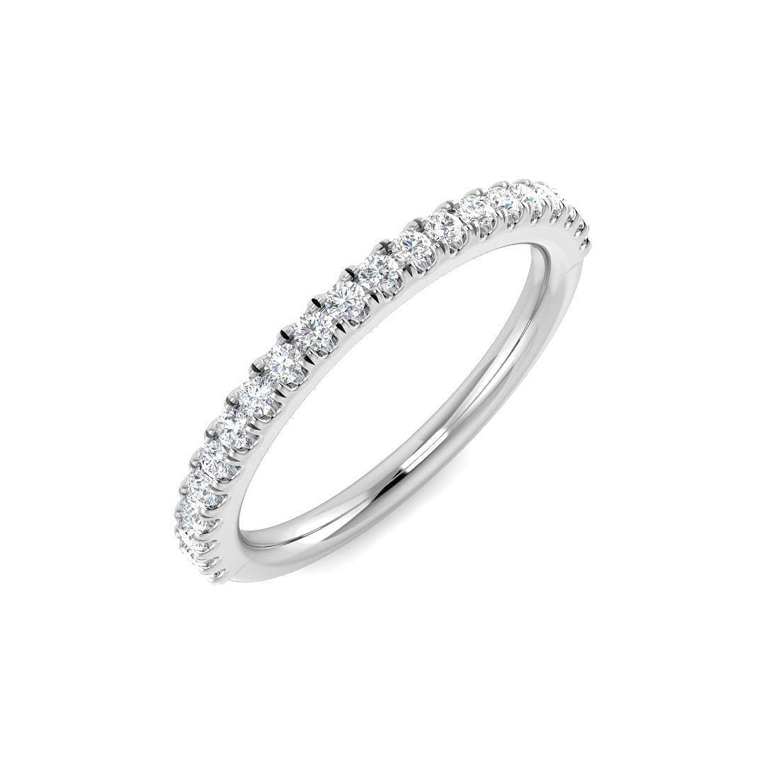 Half Eternity Diamond Ring 0.25ct–3.51ct – SR5496 – 18k White Gold