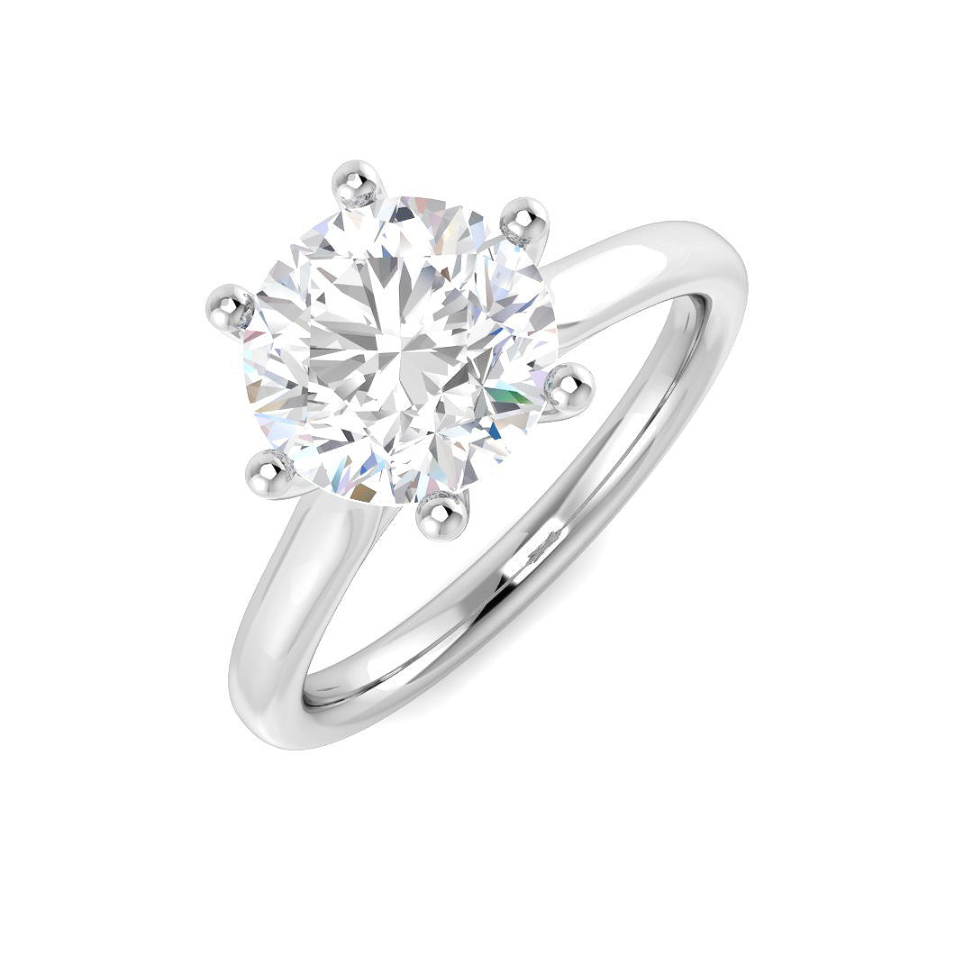 Engagement Lab-Grown Diamond Ring 2.0ct–2.04ct – SR5759-8.1 – 18k White Gold
