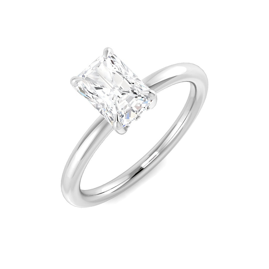 Engagement Lab-Grown Diamond Ring 1.1ct–1.14ct – SR5924 – 18k White Gold