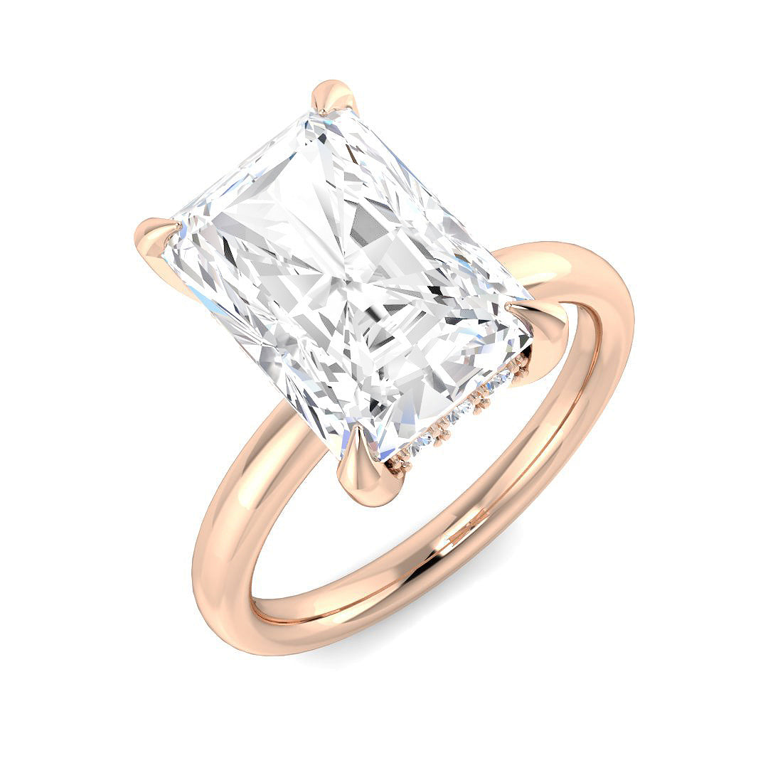 Engagement Lab-Grown Diamond Ring 5.27ct – SR6011 – 18k Rose Gold