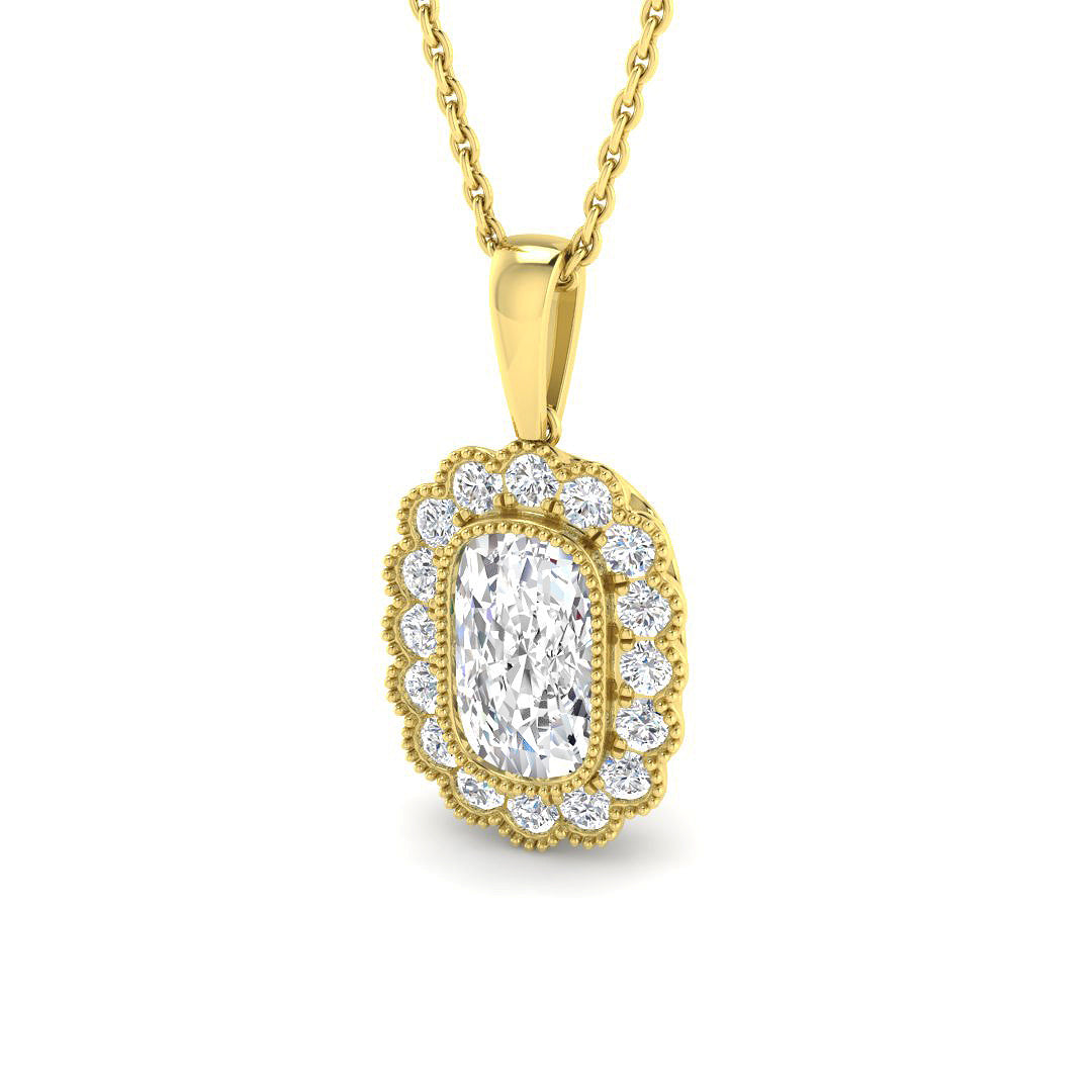 Vintage Lab-Grown Diamond Ring 1.53ct – SP7194 – 18k Yellow Gold