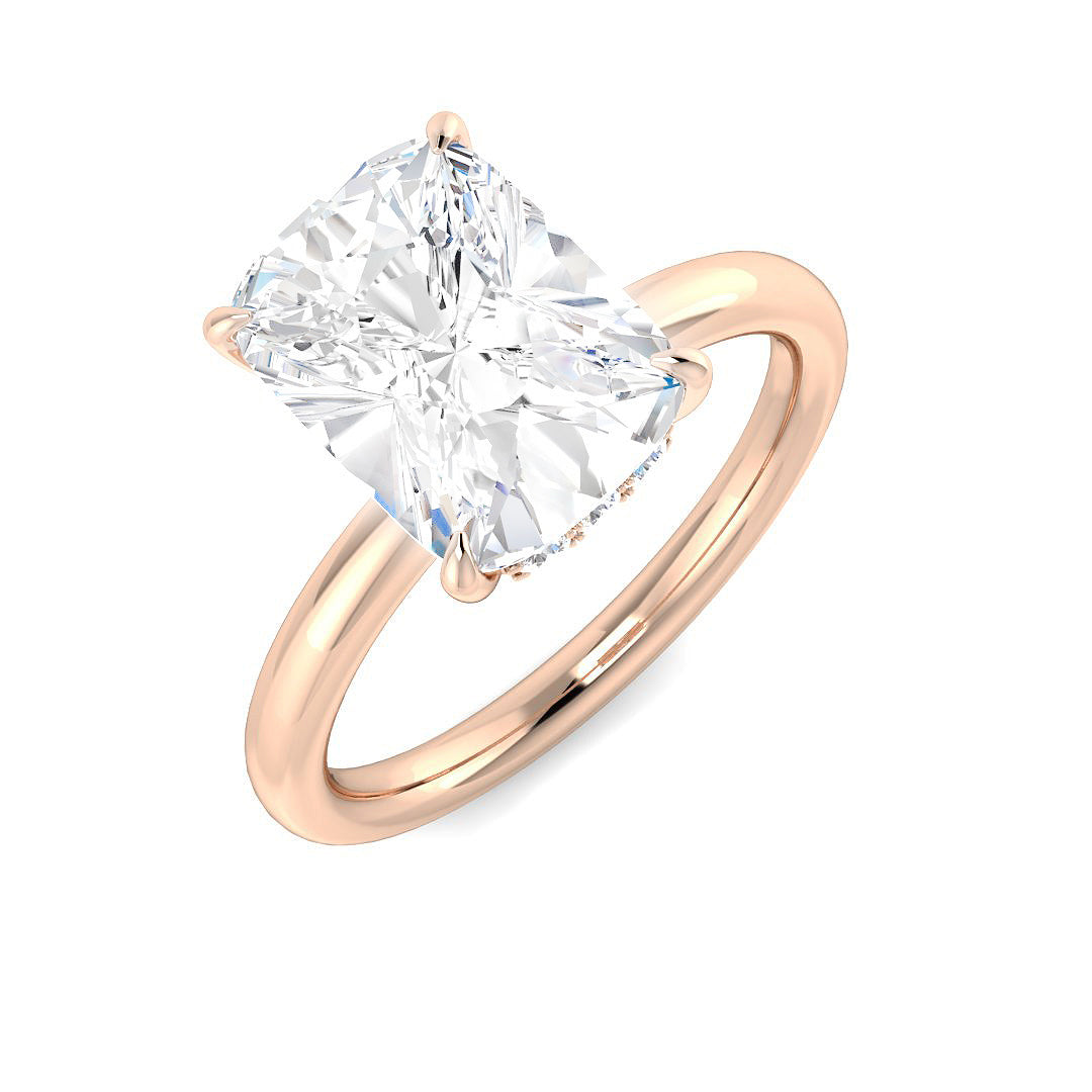 Engagement Lab-Grown Diamond Ring 3.15ct–3.17ct – SR5851 – 18k Rose Gold