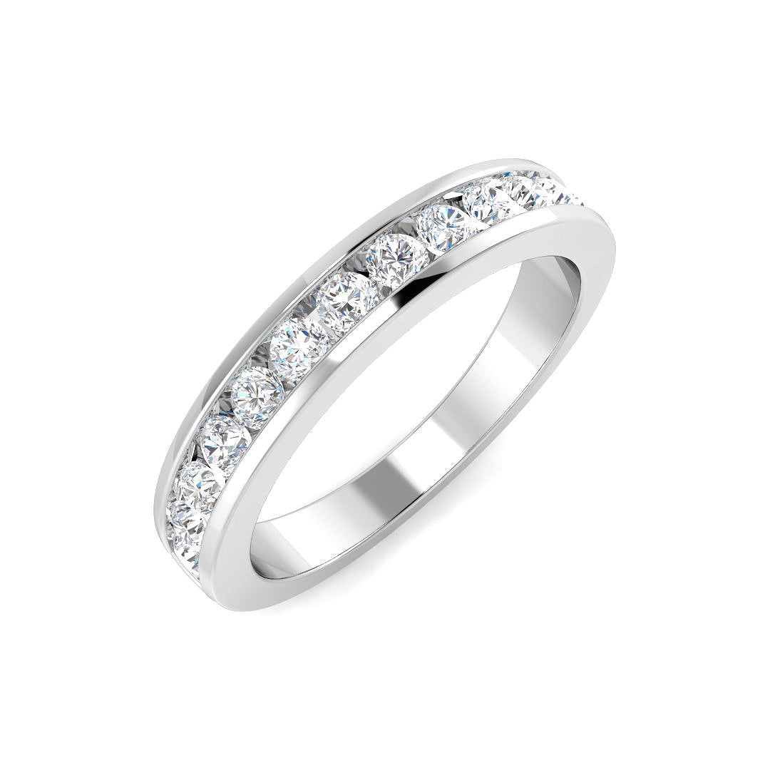 Half Eternity Diamond Ring 0.44ct–2.05ct – SR7946 – 18k White Gold