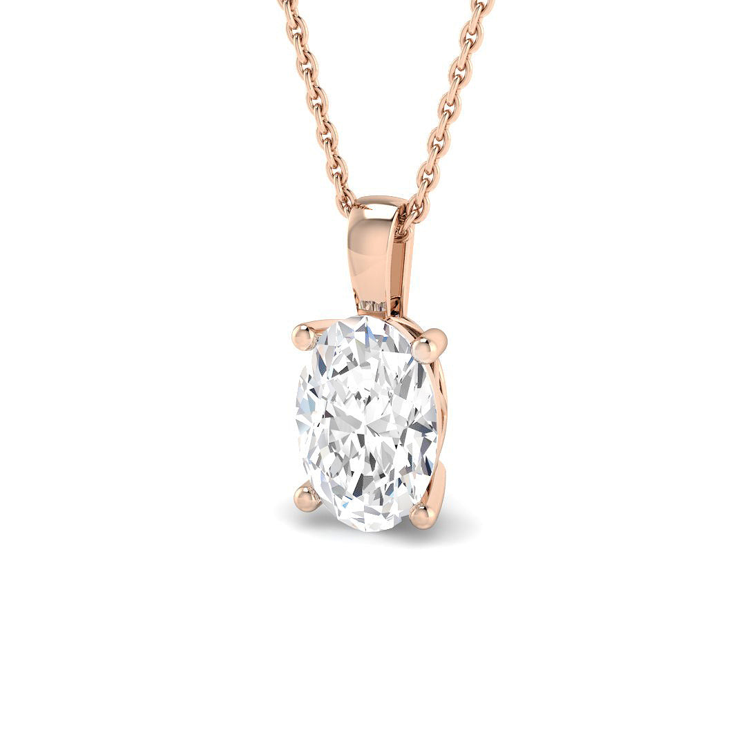 Solitaire Lab-Grown Diamond Ring 1.51ct – SP6770 – 18k Rose Gold