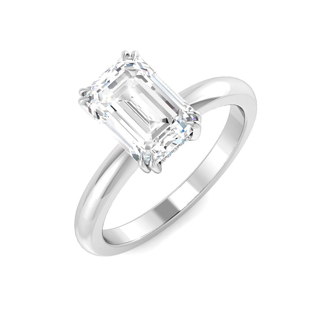 Engagement Lab-Grown Diamond Ring 1.04ct–3.14ct – SR5209 – 18k White Gold