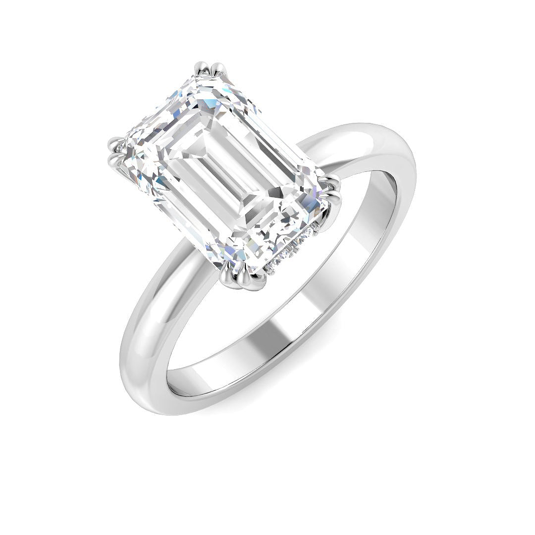 Engagement Lab-Grown Diamond Ring 1.04ct–3.14ct – SR5209 – 18k White Gold