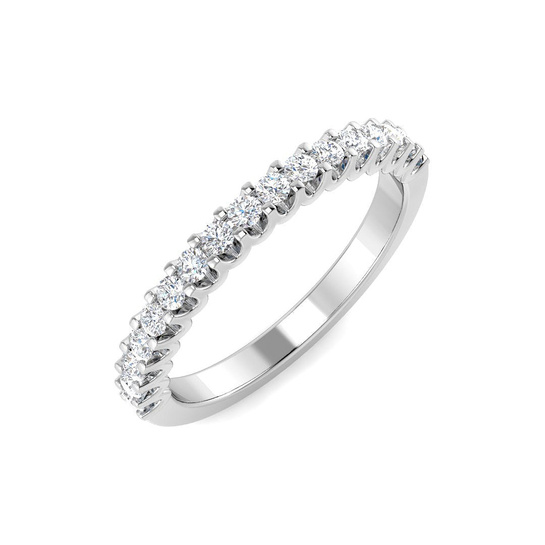 Half Eternity Diamond Ring 0.33ct–1.02ct – SR3728 – 18k White Gold
