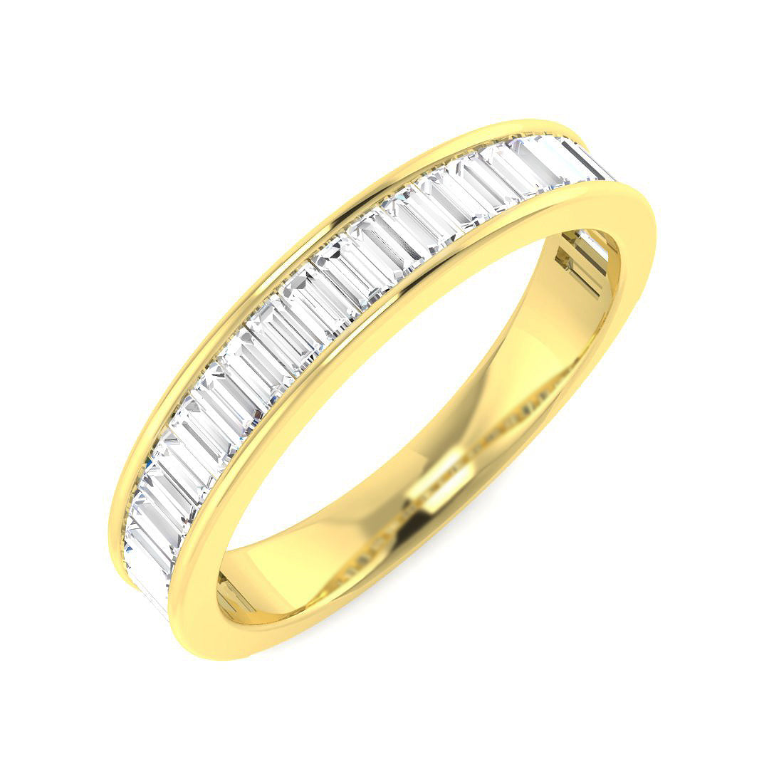 Half Eternity Diamond Ring 1.77ct – SR3600 – 18k Yellow Gold