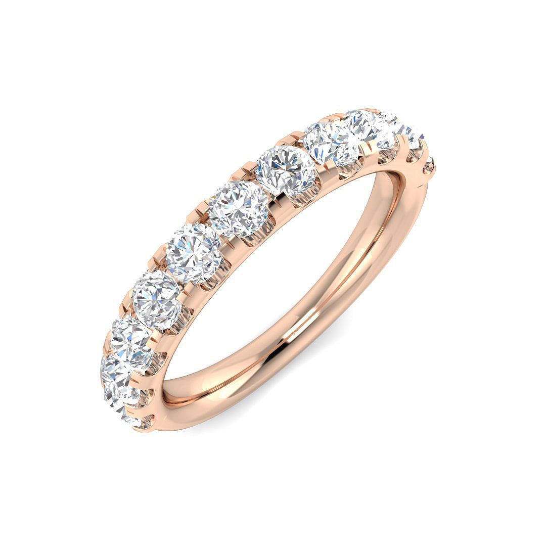 Half Eternity Diamond Ring 0.25ct–3.51ct – SR5496 – 18k Rose Gold