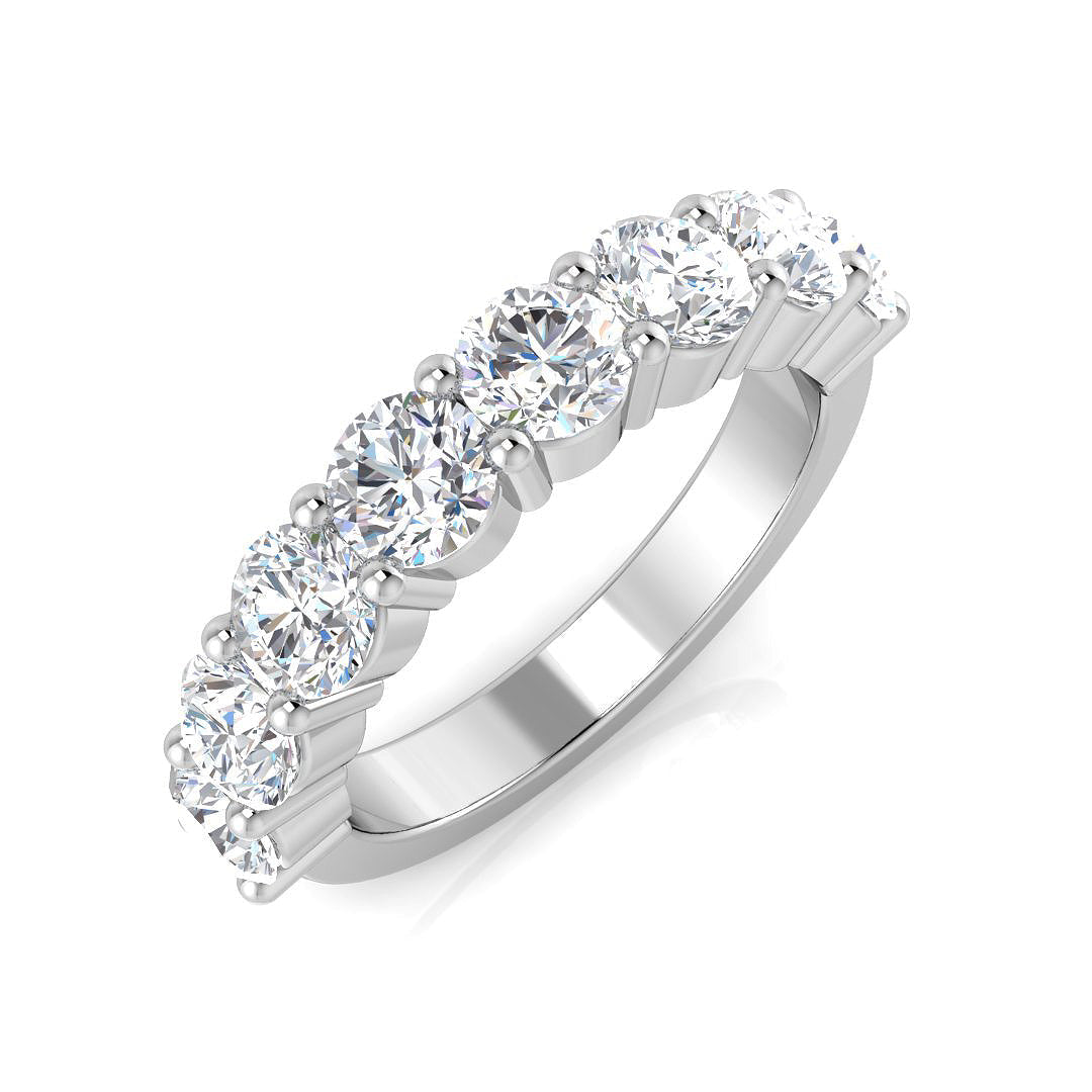 Half Eternity Diamond Ring 2.04ct – XYR13169 – 18k White Gold