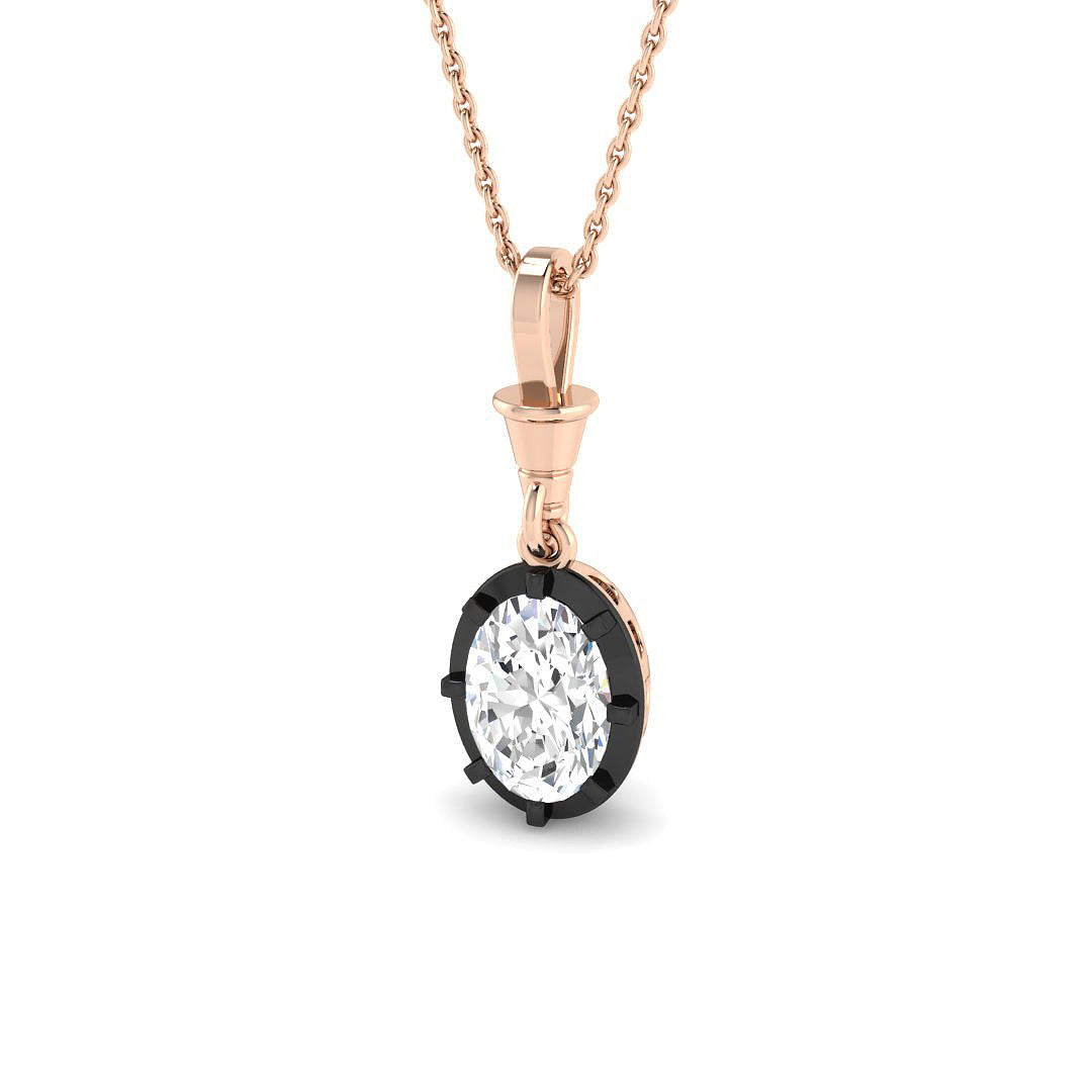 Solitaire Lab-Grown Diamond Ring 0.54ct–3.01ct – SP7113 – 18k Rose Gold