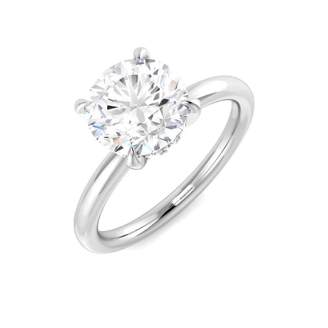 Engagement Lab-Grown Diamond Ring 2.14ct–2.18ct – SR5842 – 18k White Gold