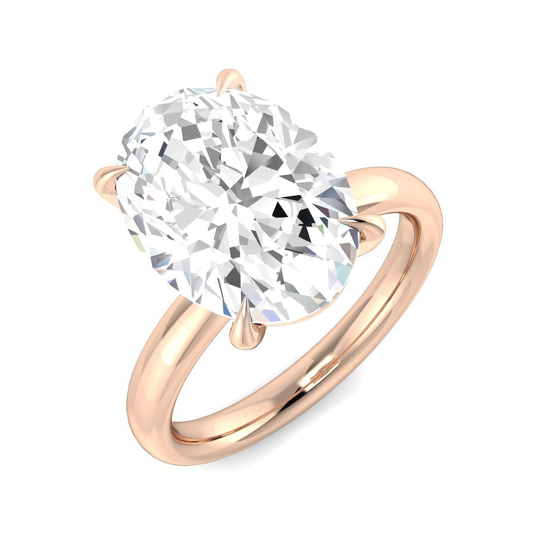 Engagement Diamond Ring 0.23ct–5.0ct – SR1593 – 18k Rose Gold